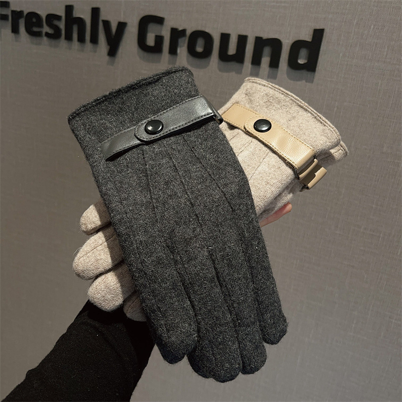 Wool Glove Lined - Handschuhe für Herren, Wolle, mit Fleece