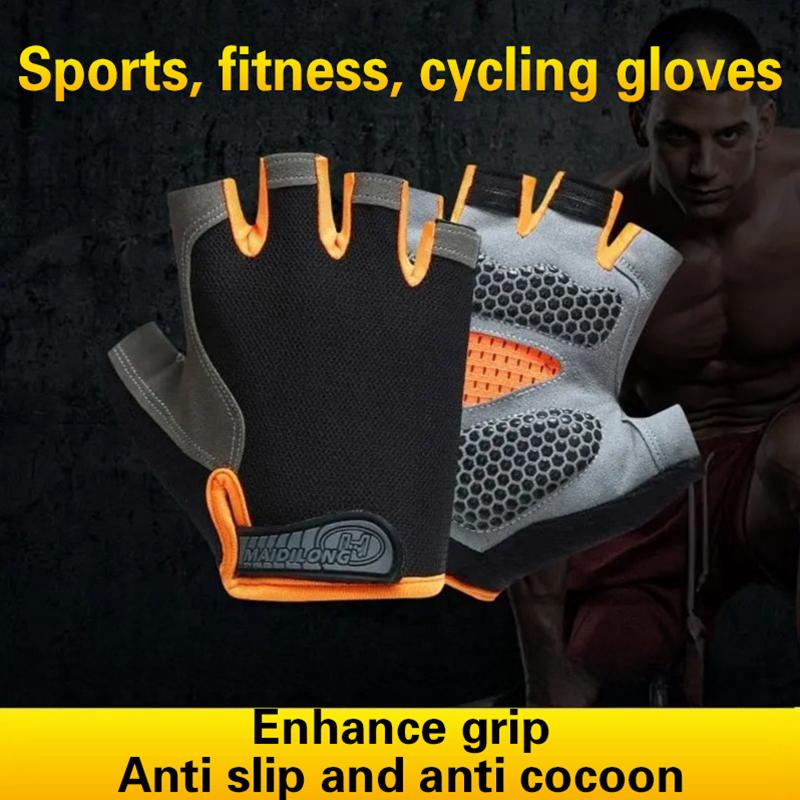 Fingerless Glove Knit - Großhandel Halbfinger-Fahrradhandschuhe für Männer und Frauen