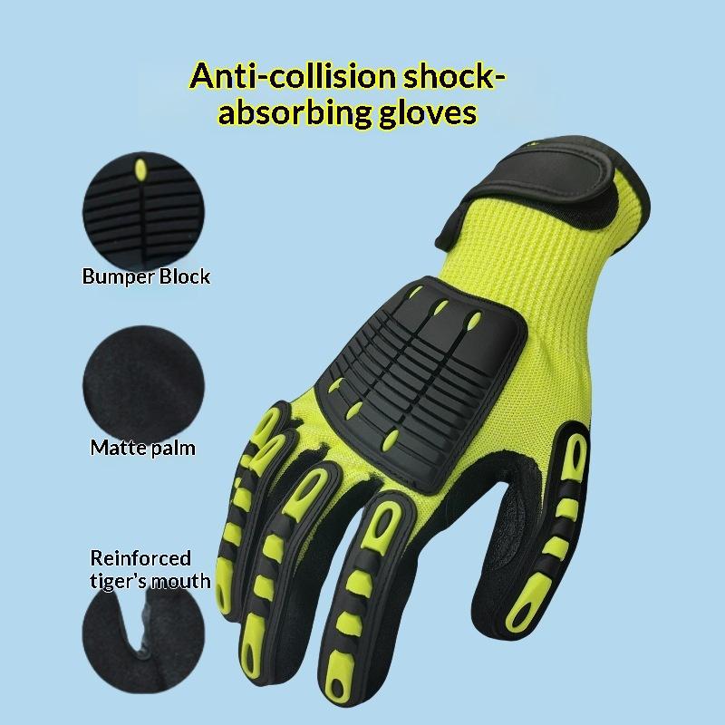 Work Glove Impact - 1 Paar schnitt- und stoßfeste, robuste
