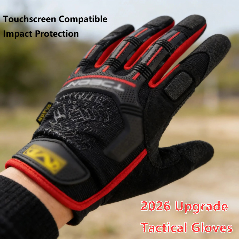 Work Glove Impact - 2026 Neue Outdoor Vollfinger-Taktikhandschuhe Touchscreen-fähig Rutschfest