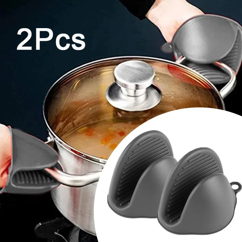 Oven Mitt Silicone - 2 stücke Mini Ofen Handschuhe Silikon