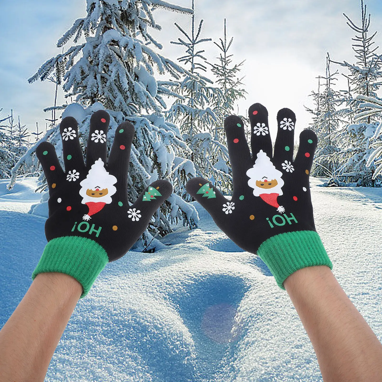 Wool Glove Lined - 1–20 Paar Winter-Strickhandschuhe, Touchscreen-Handschuhe mit 5
