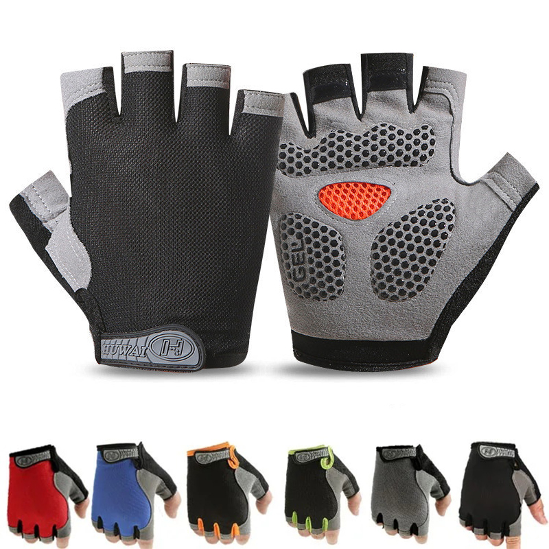 Workout Glove Gym - Outdoor-Sport, Fitnessstudio, Fitness, atmungsaktiv, rutschfest, Halbfinger-Handschuhe