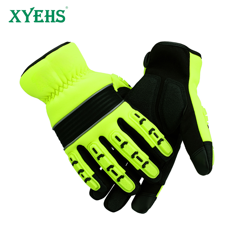 Work Glove Impact - 5mm TPR Stoßfeste, Kältebeständige Wasserdichte Sicherheitshandschuhe,