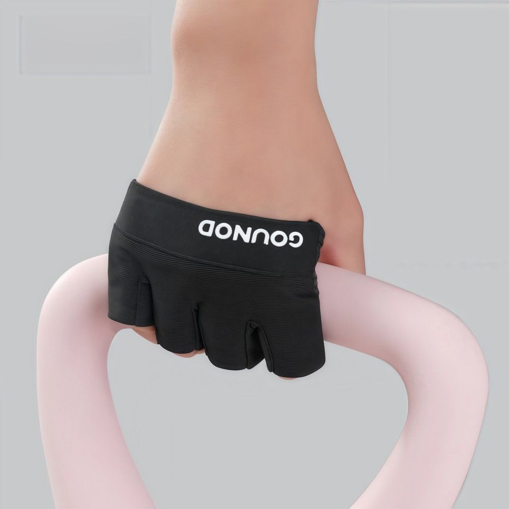 Workout Glove Gym - Halbfinger-Fahrradhandschuhe, atmungsaktiv, rutschfest, 4-Finger-Fitnesshandschuhe, Handflächenschutz, verschleißfest,
