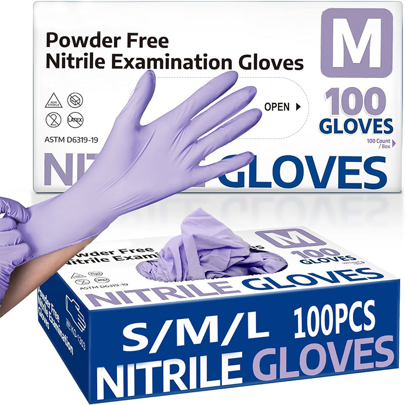 10/20/50/100 Stück lila Einweg – Nitrile Mechanic Glove Bewertung und Preis