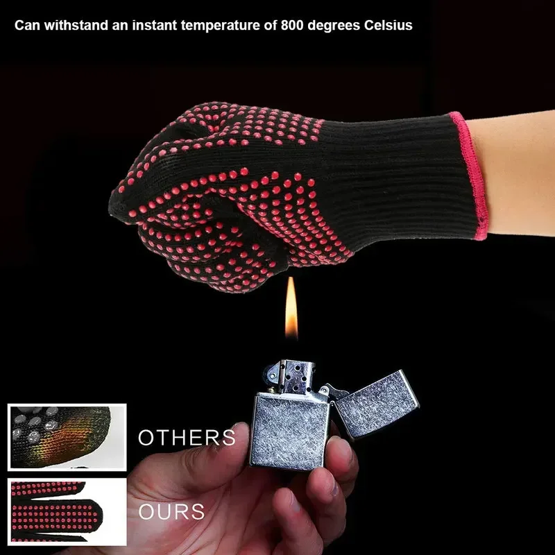 1 Paar rutschfeste Silikon-Gri – Oven Mitt Silicone Bewertung und Preis