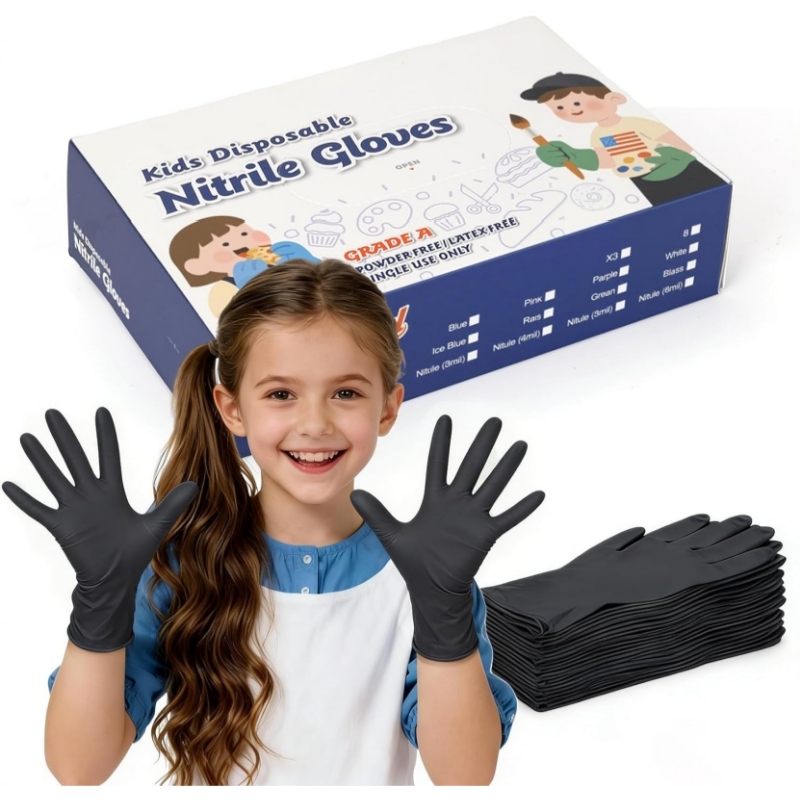 Schwarze Nitril-Einweghandschu – Nitrile Mechanic Glove Bewertung und Preis