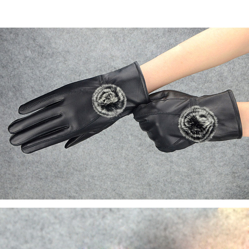 Frauen Winter Echtem Leder Han – Wool Glove Lined Bewertung und Preis