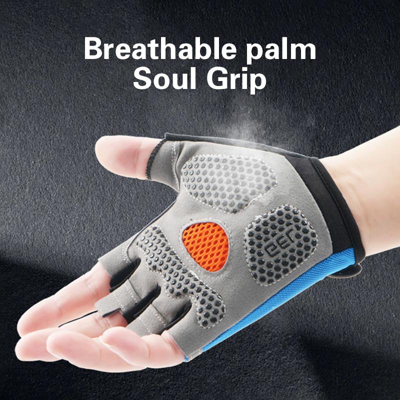 1 Paar Halbfinger-Fahrradhands – Fingerless Glove Knit Bewertung und Preis