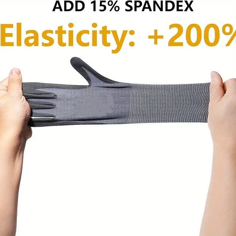 Mikroschaum-Sicherheitsarbeits – Nitrile Mechanic Glove Bewertung und Preis