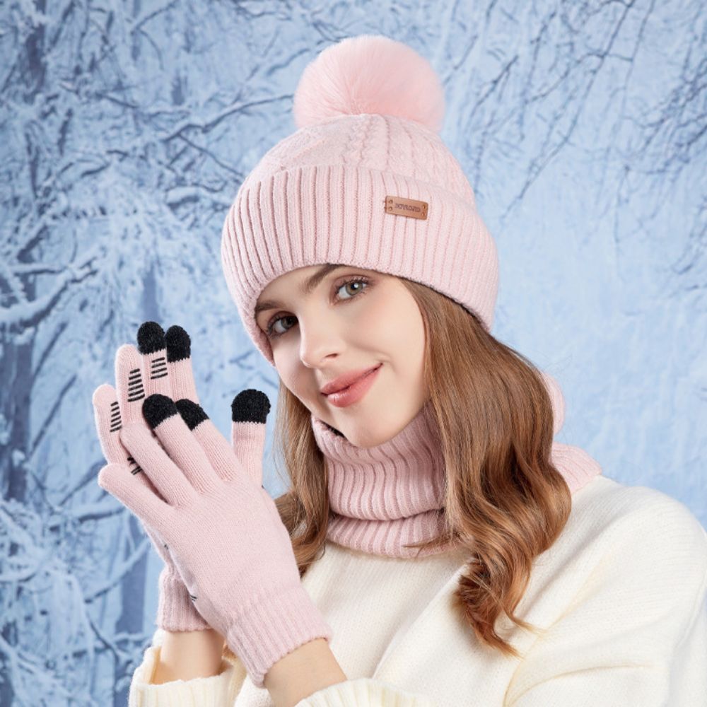 3-teiliges Einfarbiges Mütze-S – Wool Glove Lined Bewertung und Preis