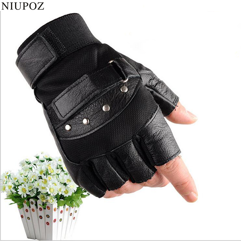 Herren Halb finger Leder Fitne – Workout Glove Gym Bewertung und Preis
