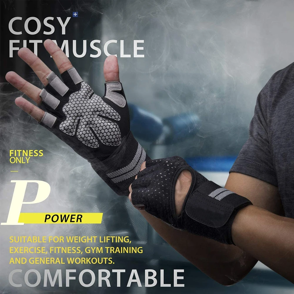 1 Paar Halbfinger-Fitness hand – Workout Glove Gym Bewertung und Preis