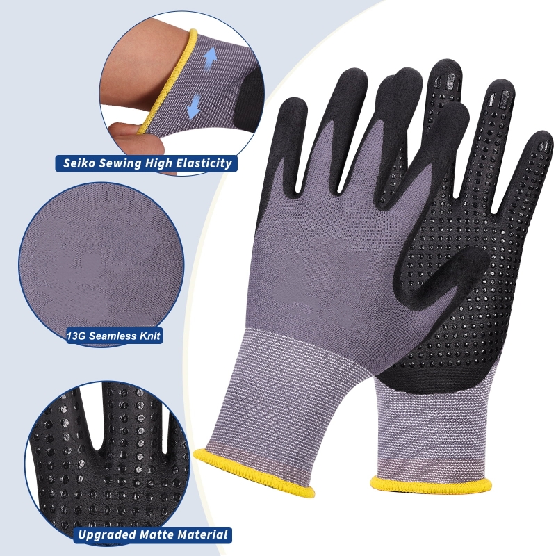 Sicherheits-Arbeitshandschuhe  – Nitrile Mechanic Glove Bewertung und Preis